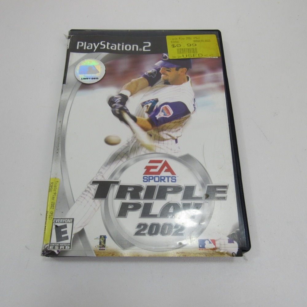 Triple Play‎ 2002 PS2 (PlayStation 2, 2001)  Tested
